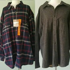 Cabela's Chamois 2X R & Moose Creek Flannel 2X